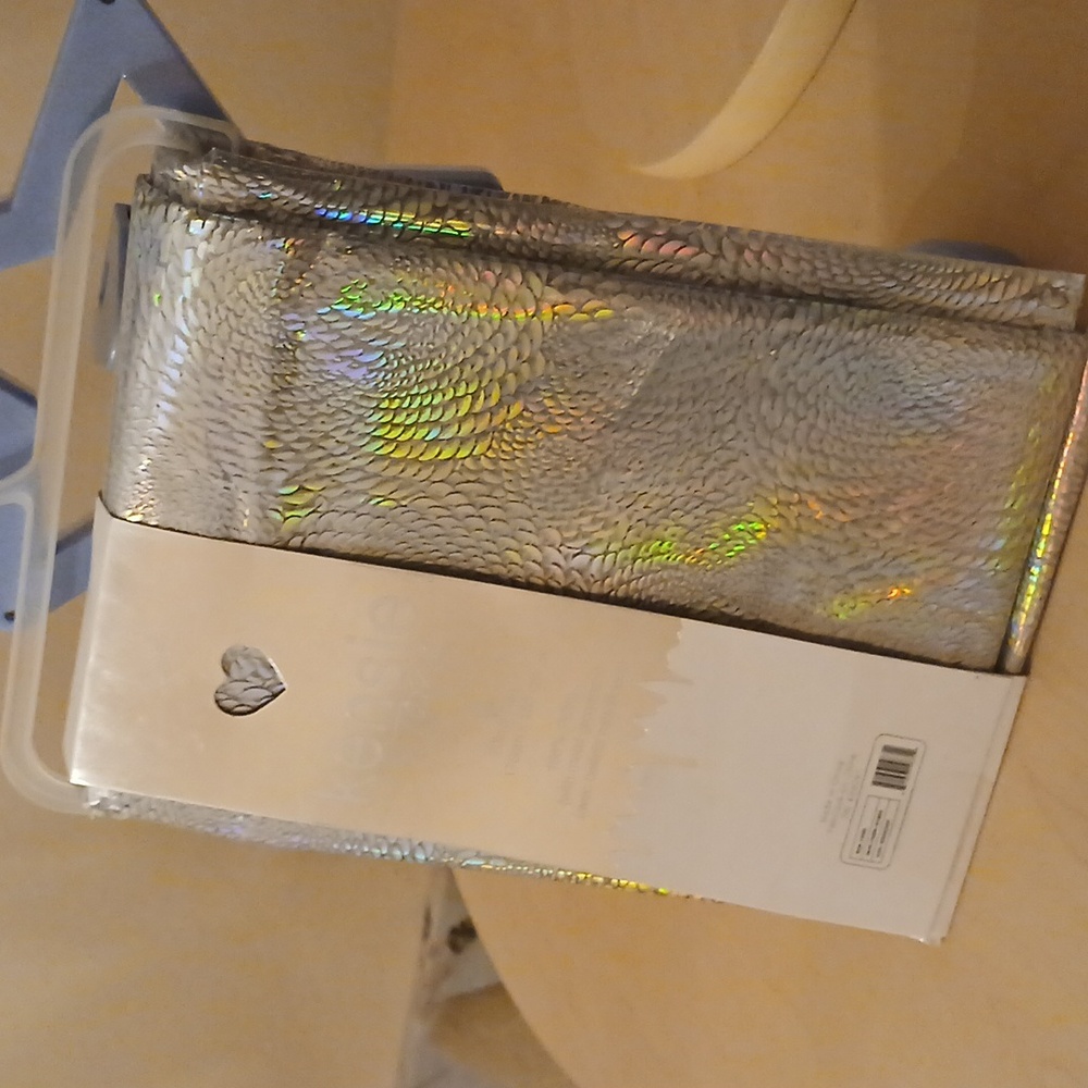 Silver Holographic Shower Curtain - Stylish Home Bath Accessory